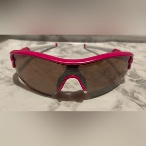 Oakley Radar Pink Sunglasses w/white sleeves and logo - New